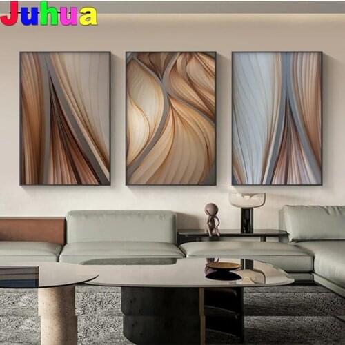 Modern Style Lines 5D DIY Diamond Painting stitch Full Drill mosiac abstract nordic art Diamond Embroidery gift home decor
