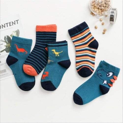 5pcs Baby Socks Spring Children Cartoon Baby Socks for Girls Cotton Kids Socks For Toddler Sport Children Socks