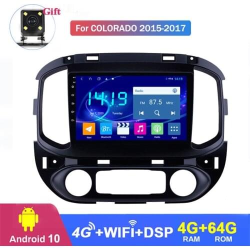For Chevrolet Colorado 2015 2016 2017 GPS Navigation System Stereo Audio Radio Video BT WIFI Support Steering Wheel Control 4G