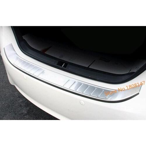 For Toyota Corolla Altis 2017 2018 2019 Cover Stainless Steel Outside Rear Back Bumper Trim Plate Trunk Frame Threshold Pedal