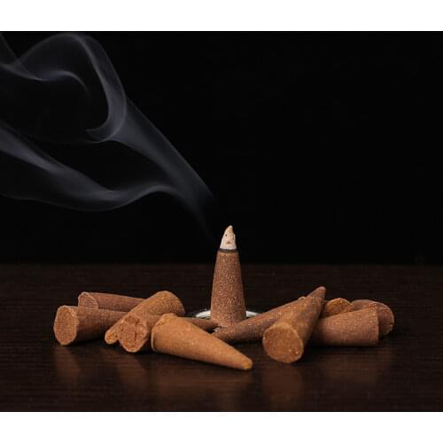 Tower India Incense Cones Patchouli Handmade Scented Perfume Cone Incense Buddha Supplies Frankincense Oodh Bulk Scents for Home