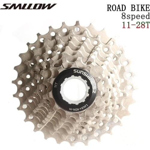 SUNSHINE-SZ Cassette 11-28 T Freewheel Bicycle Parts 8s 16S 8Speed Flywheel for Road Bike