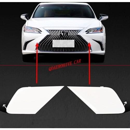 QDAEROHIVE front Bumper Trailer Cover Tow Bracket Cover Bumper Tow Hook Cover Cap for LEXUS ES200 ES260 ES300h 2018-2021