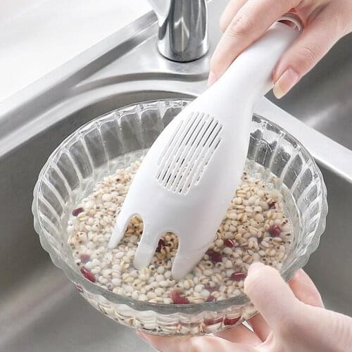 Kitchen Creative Washing Tool Multifunctional Rice Washing Spoon Plate Colanders Filters Strainer Home Kitchen Gadgets Set