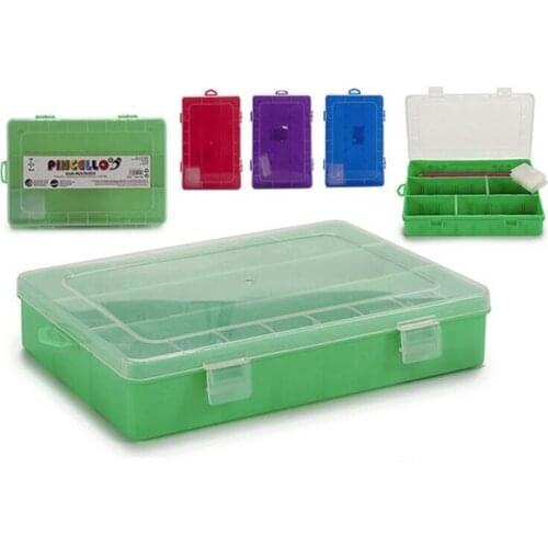 Multi-use Box (12 x 3 x 21 cm) Plastic Transparent