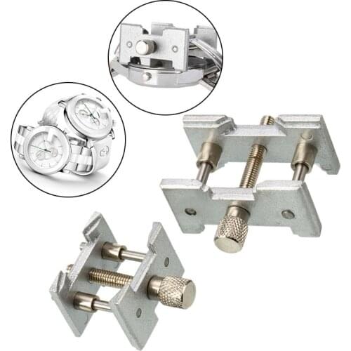 2 In 1 Metal Watch Repair Tool Watch Movement Holder Vice Clamp Adjustable For Watchmaker Professional Repair Watch Tool Kit
