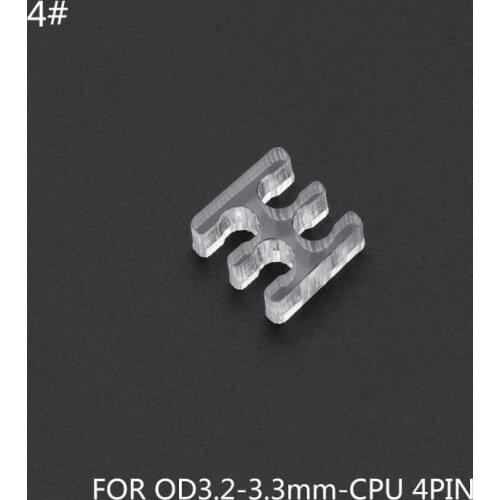 Transparent Acrylic Cable Comb Clear Dresser For 2 mm Cables 4/5/6/8/24 Pin PC E56B