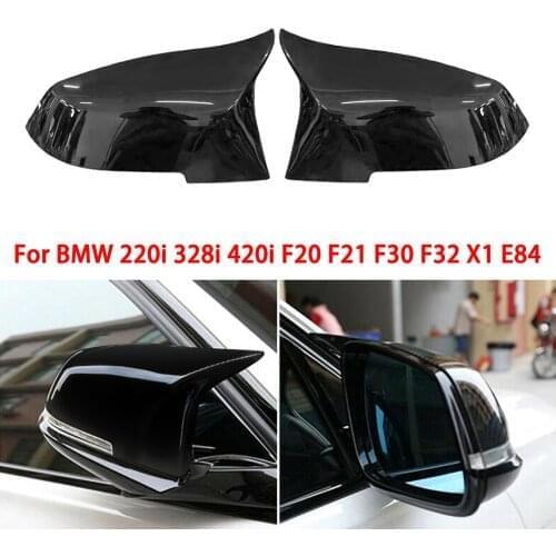Dropship Gloss Black Rear View Mirror Cover Cap For BMW F20 F21 F22 F30 F32 F36 X1 F87 M3