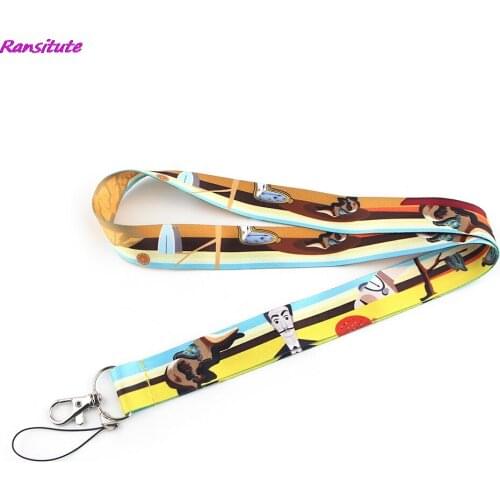 Ransitute R1449 Oil Painting Art Painting Art Key Chain Lanyard Neck Strap For Phone Keys ID Card Creative Lanyards
