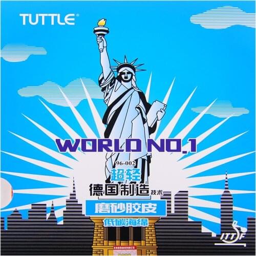 TUTTLE World NO.1 WORLD Number 1 Super Light Table Tennis Rubber Ping Pong Sponge Tenis De Mesa