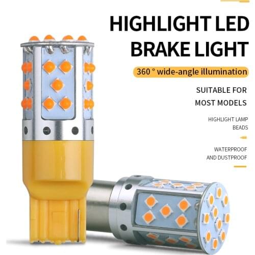 1PCS LED 1156 BA15S P21W PY21W BAU15S 3030 35SMD Bulb Canbus Error Free T20 7440 W21W LED Lamp For Turn Signal Light Brake Lamp