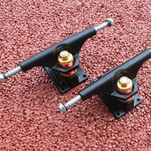 5inch Skateboard Bracket V-bridge Skateboard Bracket Double Warping Skateboard Accessories Skateboard Bridge 95A Bushings