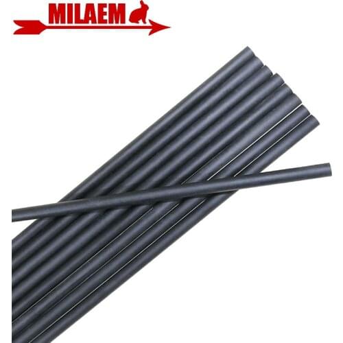 6/12/24/50pcs 30inch Archery Mix Carbon Arrow Shaft Spine 500 ID6.2mm OD7.8mm Hunting Bow Target Shooting Accessories