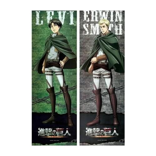 2021 HOT Shingeki no Kyojin Erwin Smith Le Dakimakura Cosplay Body Pillowcase Sexy 18R Hug Pillow Cover Case Home Decor 50X150CM