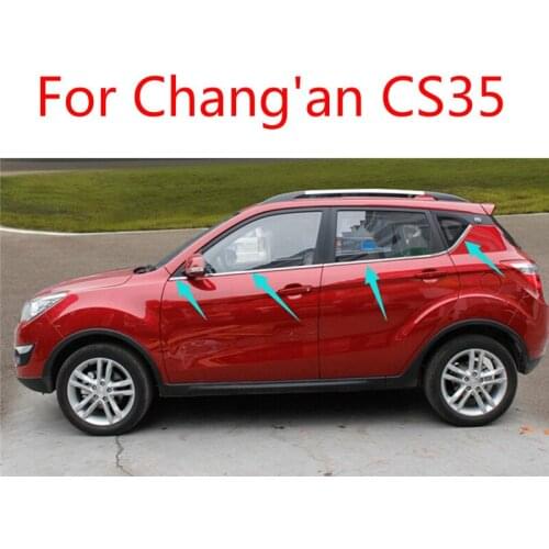 For Chang'an CS35 (8piece) High-quality stainless steel Strips Car Window Trim Decoration Accessories Car styling Car-styling