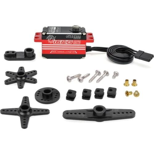 Durable SURPASS HOBBY 16KG Low Body Digital Servo RC Car Accesorries RC Car Servo 16KG Steering Gear