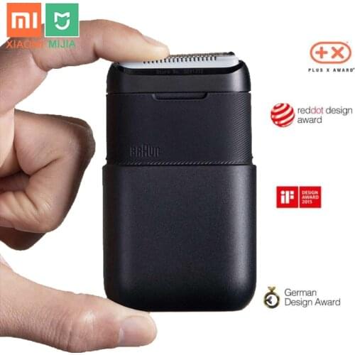 Xiaomi Mijia Braun Electric Razor 2 Blade Shaver USB Rechargeable Smart Mini Wet Shaving Washable Beard Trimmer Mens Shavers