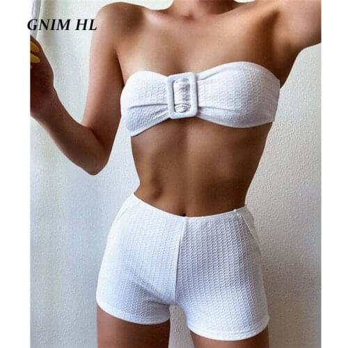 GNIM HL White Swimwear