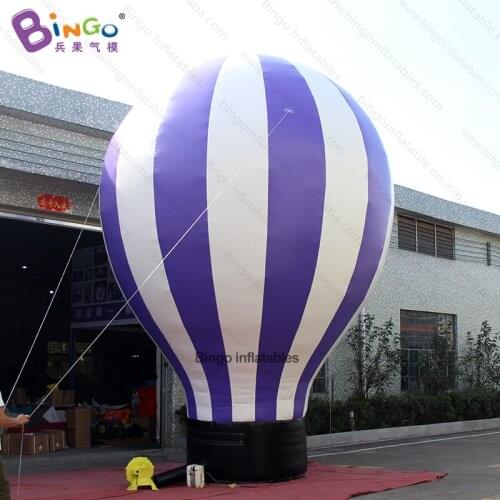 Customized 6m high giant inflatable ground balloon/ 20ft. tall purple color inflatable ground balloon - toy