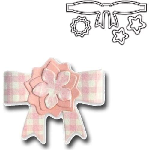 Star Bow-Tie Metal Cutting Dies New 2021 Diy Scrapbooking Photo Album Bowknot Die Cut