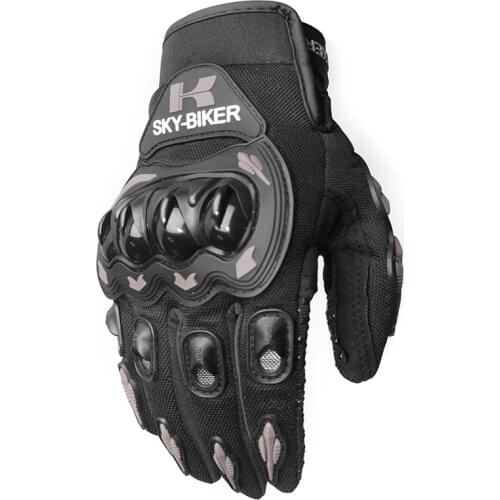 Cycling Soft Palm Full Finger Gloves Climbing Mountain Knuckle Protection Motocross Riding Dirt Bike Bicycle Touch screen Glove