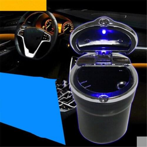 Car-Styling Car Cigarette ashtray with LED lamp For Mini One Cooper R50 R52 R53 R55 R56 R57 R58 R60 R61 PACEMAN COUNTRYMAN