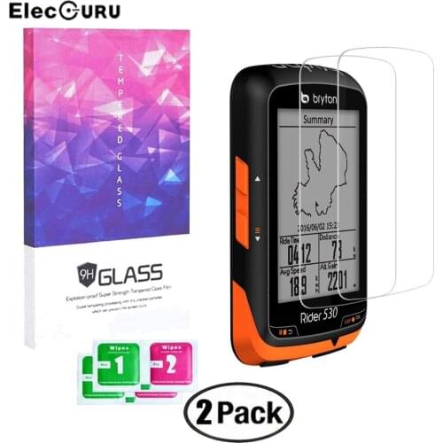9H Tempered Glass Film For Bryton Rider 410/Rider 530 Screen Protector Explosion Proof Anti Scratch Anti-Shatter Protective Film