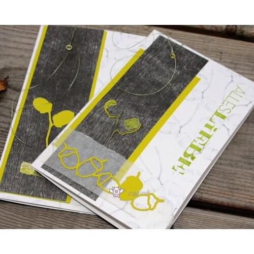 Mmao Crafts Metal Steel Cutting Dies a row of nuts decoration Stencil For DIY Scrapbooking Paper/photo Cards Embossing Dies