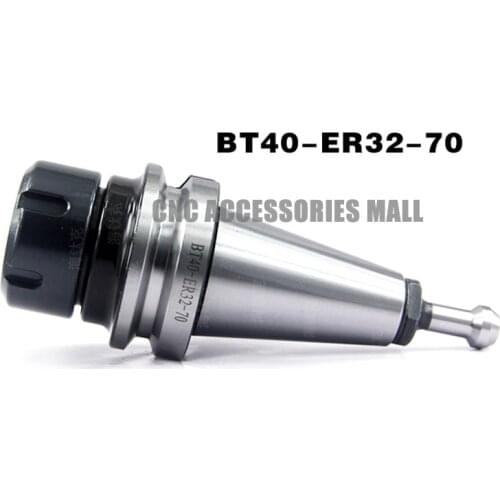 ATC Spindle tool handle BT40-ER32-70 high precision tool holder with BT40 x 45 Degree Pull Stud