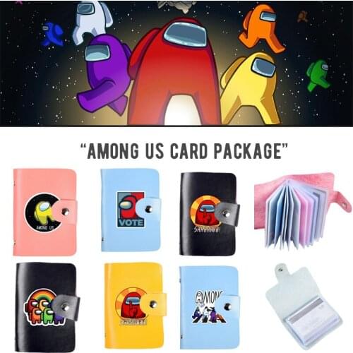 Among Us Card Package Game Peripheral Bank Card Card Package Student ID Card Holder Storage Package Meal Card Bus Card Package