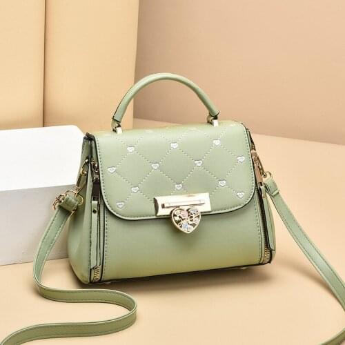 MONNET CAUTHY Autumn Newest Totes PU Zipper Chic Style Ladies Handbag Solid Color Green Red Black White Practical Crossbody Bags