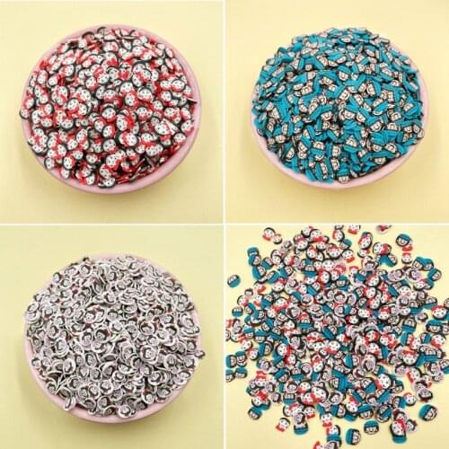 50g Japanese Girl Slices Polymer Hot Clay Sprinkles for Crafts Making Nail Arts Decoration DIY Scrapbooking For Phone Decor