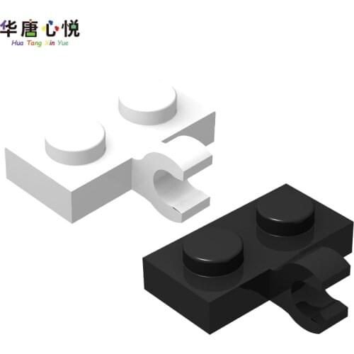 MOC Accessories Series Compatible With 11476 1x2 Side Longitudinal Clamping Plate Building Blocks Educational Toy Part Model Set