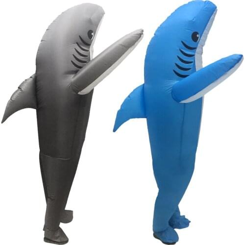 Sharks Inflatable Costume Halloween Cosplay Costumes for Adult Christmas Purim Role Play Disfraz Stage Clothing