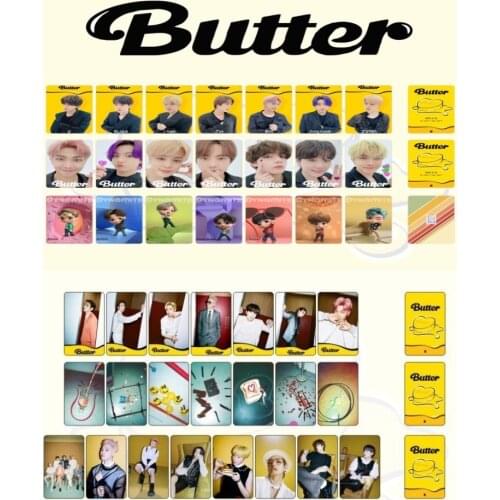 7PC Kpop Bangtan Boys Album Poster Lomo Card Maps Photocard Butter Teaster Photo Hd Muurstickers Poster HomemadeCards V JUNGKOOK
