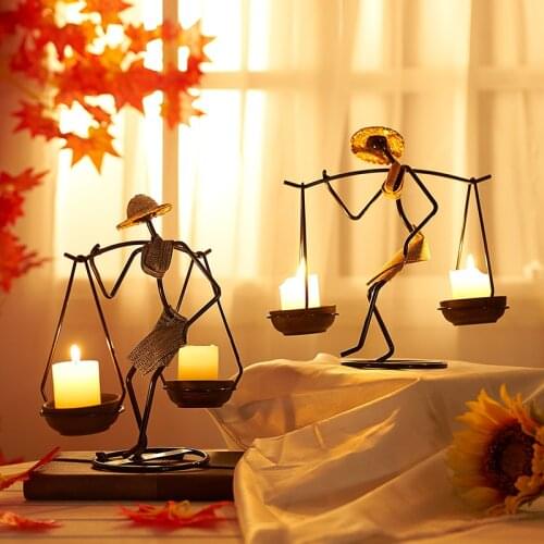 BOMAROLAN Decorative Metal Candlesticks China