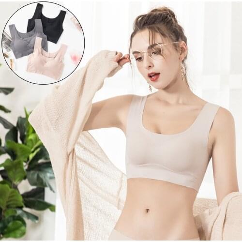 Seamless Bra Women Push Up Underwear Wire Free Bralette Padded Female Intimate One Piece Brassiere Gather No Trace Lingerie