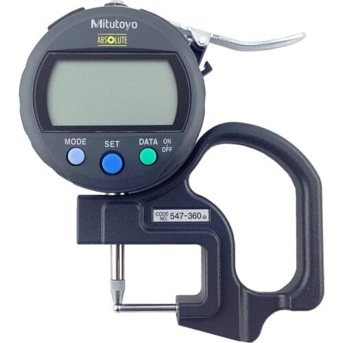 Mitutoyo Measuring Range 0-10mm Resolution 0.01mm ABS Digimatic Indicator Digital tube wall Thickness Gauge 547-360