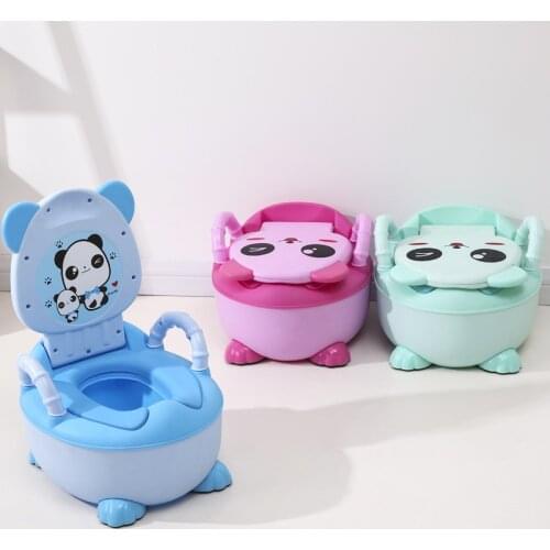 0-6 Years Baby Potty Training Toilet Seat Comfortable Backrest Cartoon Pots Portable Baby Boys And Girls Potty Trainer Seat WC