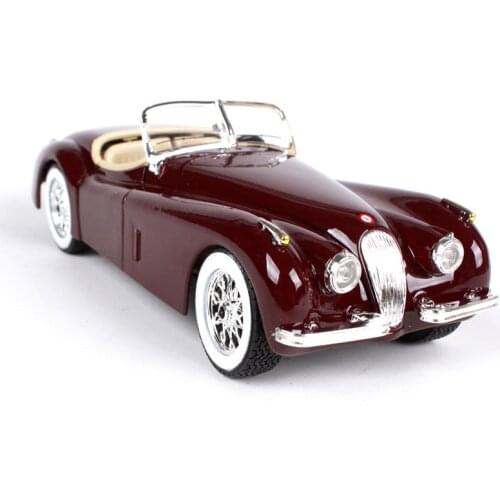 Classic 1:24 retro XK 120 metal alloy model car,simulation collection and gift classic car model ornaments,free shipping