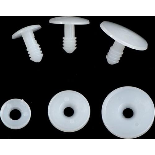 15/20/25mm White plastic doll joint doll toy stuffed toy crafts children gift accessories Making DIY Crafts Child Gift