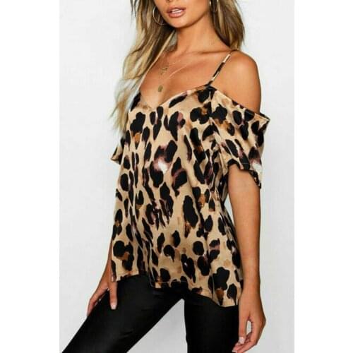 Леопардовые блузки MAIGSWHOO China At AliExpress