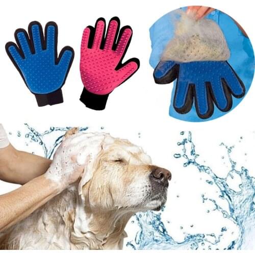 Pet Grooming Glove for Cats Brush Comb Cat Hackle Pet Deshedding Brush Glove for Animal Dog Pet Hair GloveS for Cat Dog Grooming