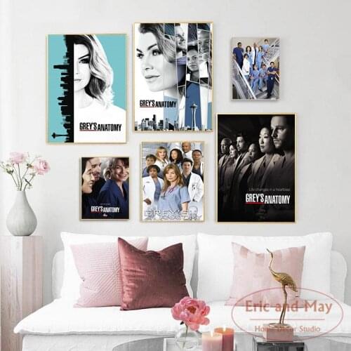 Greys Anatomy TV Shows Posters And Prints Canvas Painting Wall Pictures For Living Room Abstract Decorative Home Decor Tableau