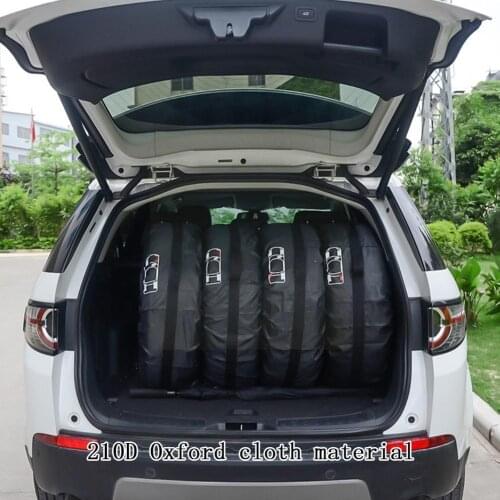 Universal 4PCS car tire protector, spare tire cover, waterproof self-contained protector, wheel dust-proof dust-proof wheel U1S2