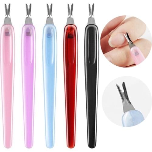 Dead Skin Fork Trimmer Remover Nursing Nail Art Tools for Manicure Cuticle Remover Nails Cuticle Pusher Cut Repair Removal