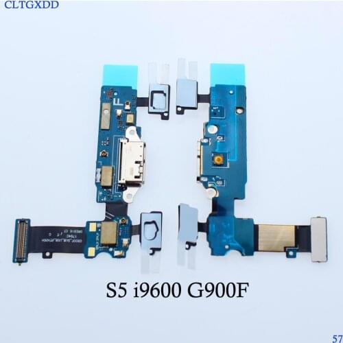 Cltgxdd High Quality For Samsung Galaxy S5 i9600 G900F Charger Charging Port Dock Connector Micro USB Port Flex Cable