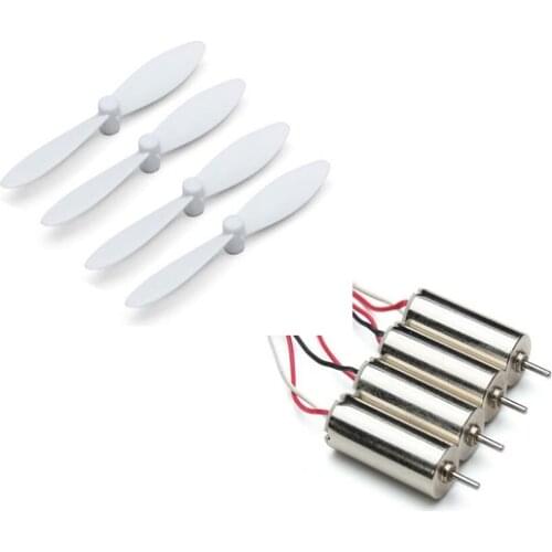 Jjrc H8 Mini Rc Quadcopter Spare Parts Motor 4pcs Cw Ccw Motor+ 1 set blades