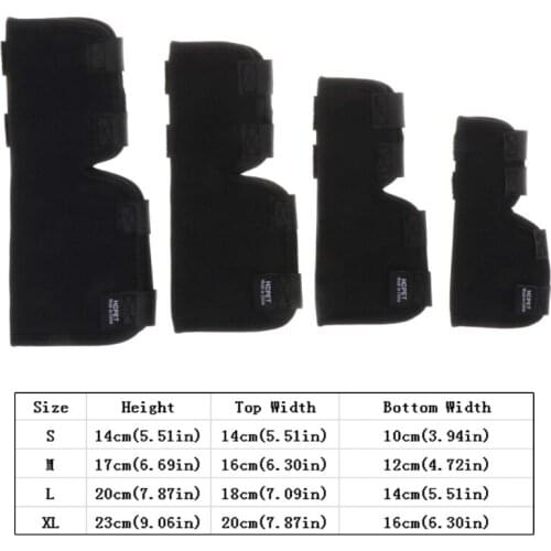 1 Pair Legs Brace Pet Knee Hock Protector Dog Pad Therapeutic Support Shockproof 85WC