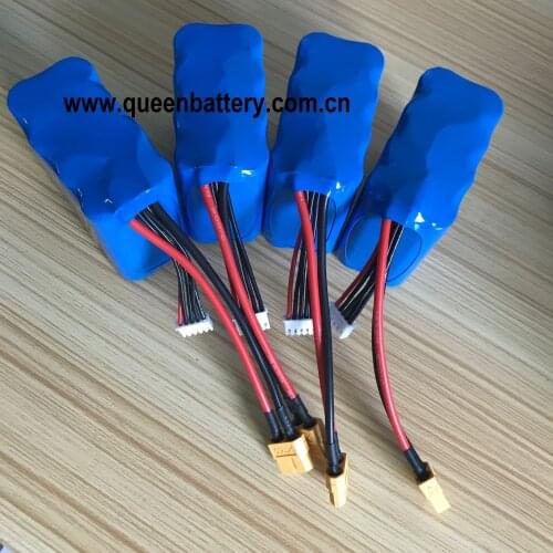 16.8V 14.4V 14.8V 4S2P 18650 VTC6 HG2 30Q 6000mAh UAV drone rechargeable battery pack 6AH with 10cm XT60 with jst-xh connector